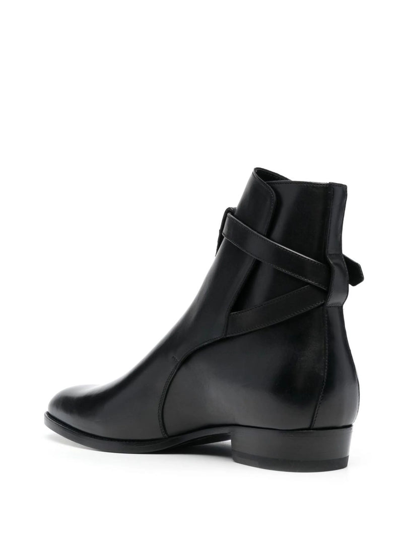 SAINT LAURENT - Men Wyatt Jodhpur Boots