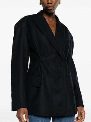 DRIES VAN NOTEN Women Luxurious Wool Flannel From Lovat Mill Jacket