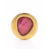 PARTS OF FOUR - Stud Earring (0.2 CT, Ruby Slice, YGA+RUB)