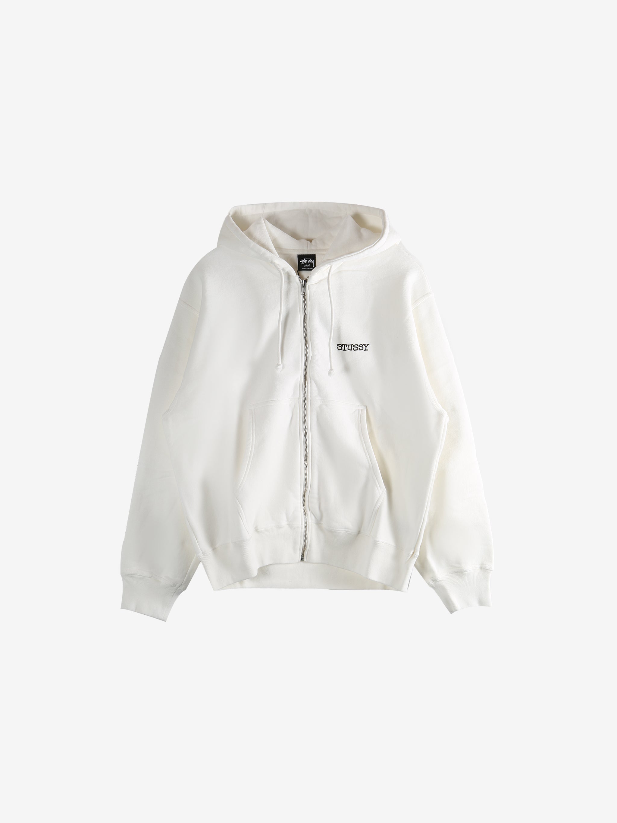 White hoodie,front view