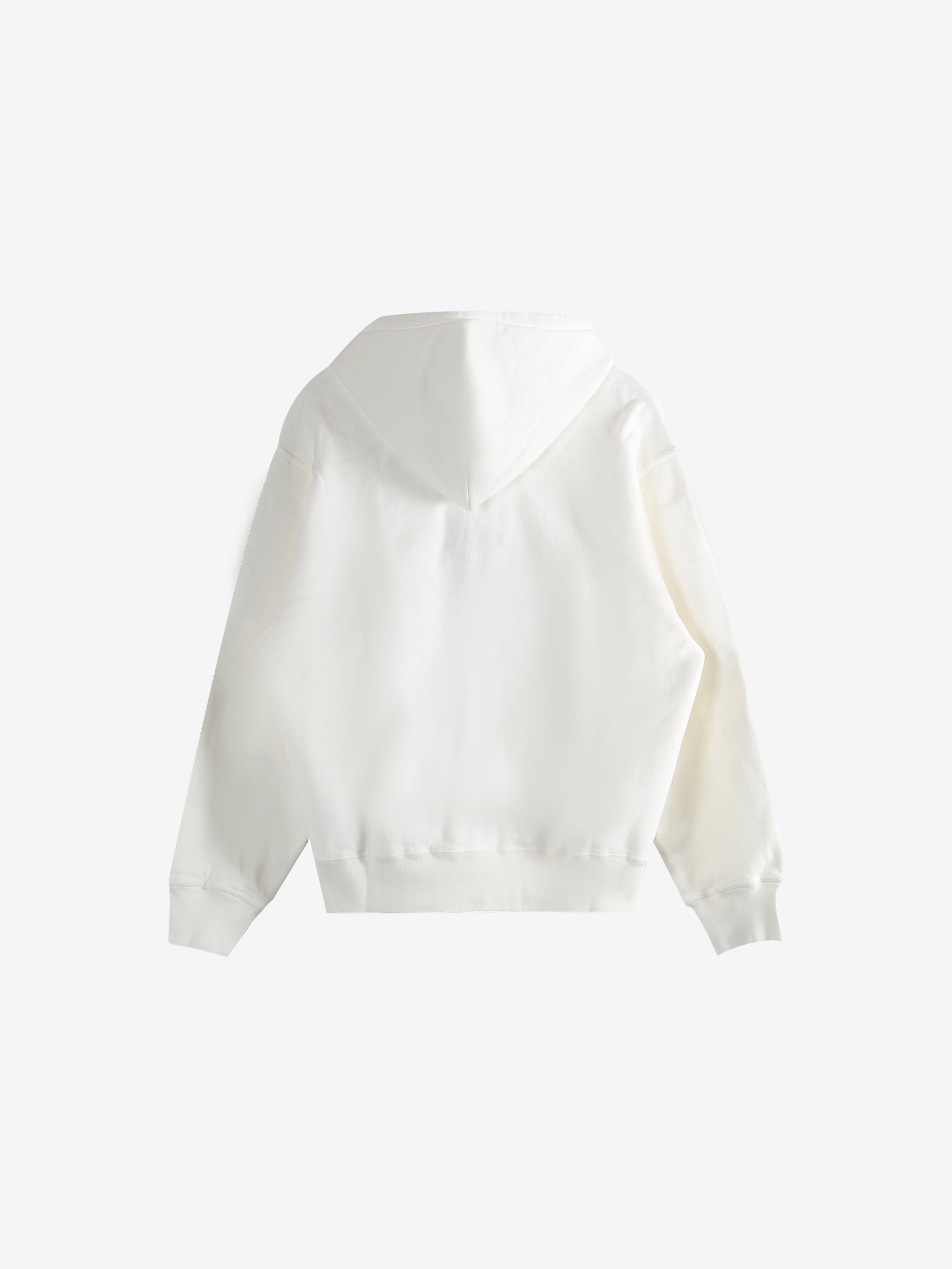 White hoodie,back view