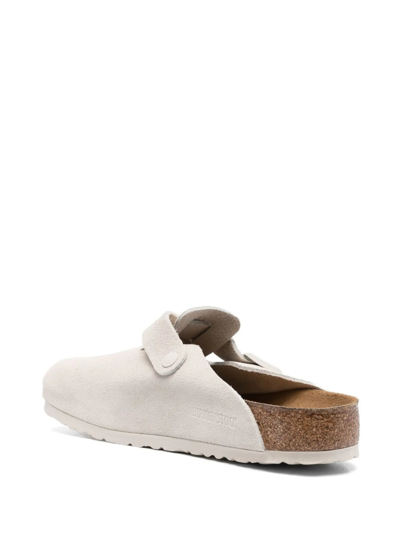 BIRKENSTOCK - Men Boston Suede Embossed Sandals