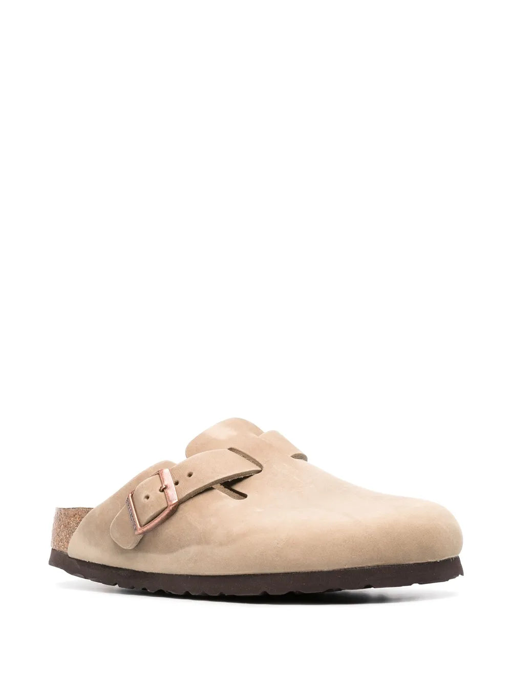 Tan sandals,side view