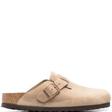 Tan sandals,side view