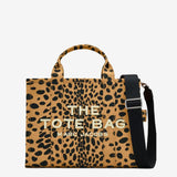 MARC JACOBS - Women The Medium Cheetah Canvas Tote Bag