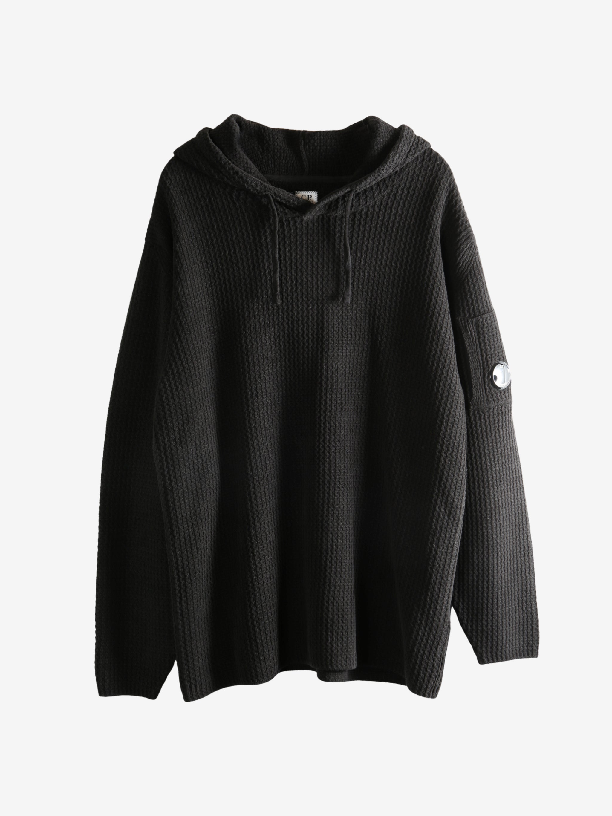 Black hoodie, front view