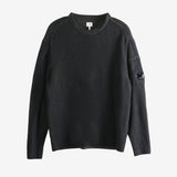 Black sweater, front view