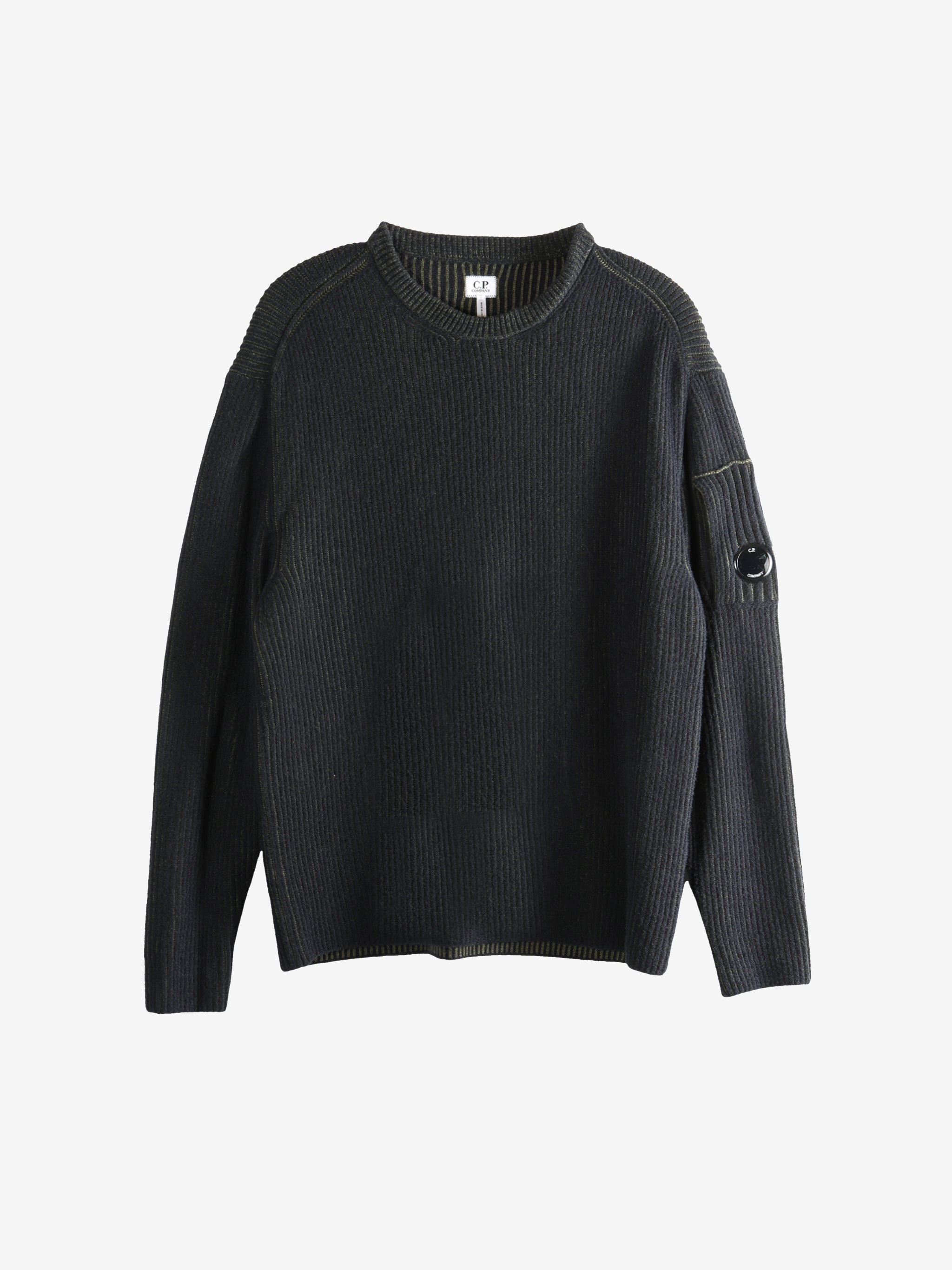 Black sweater, front view