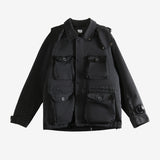 Black jacket, front view