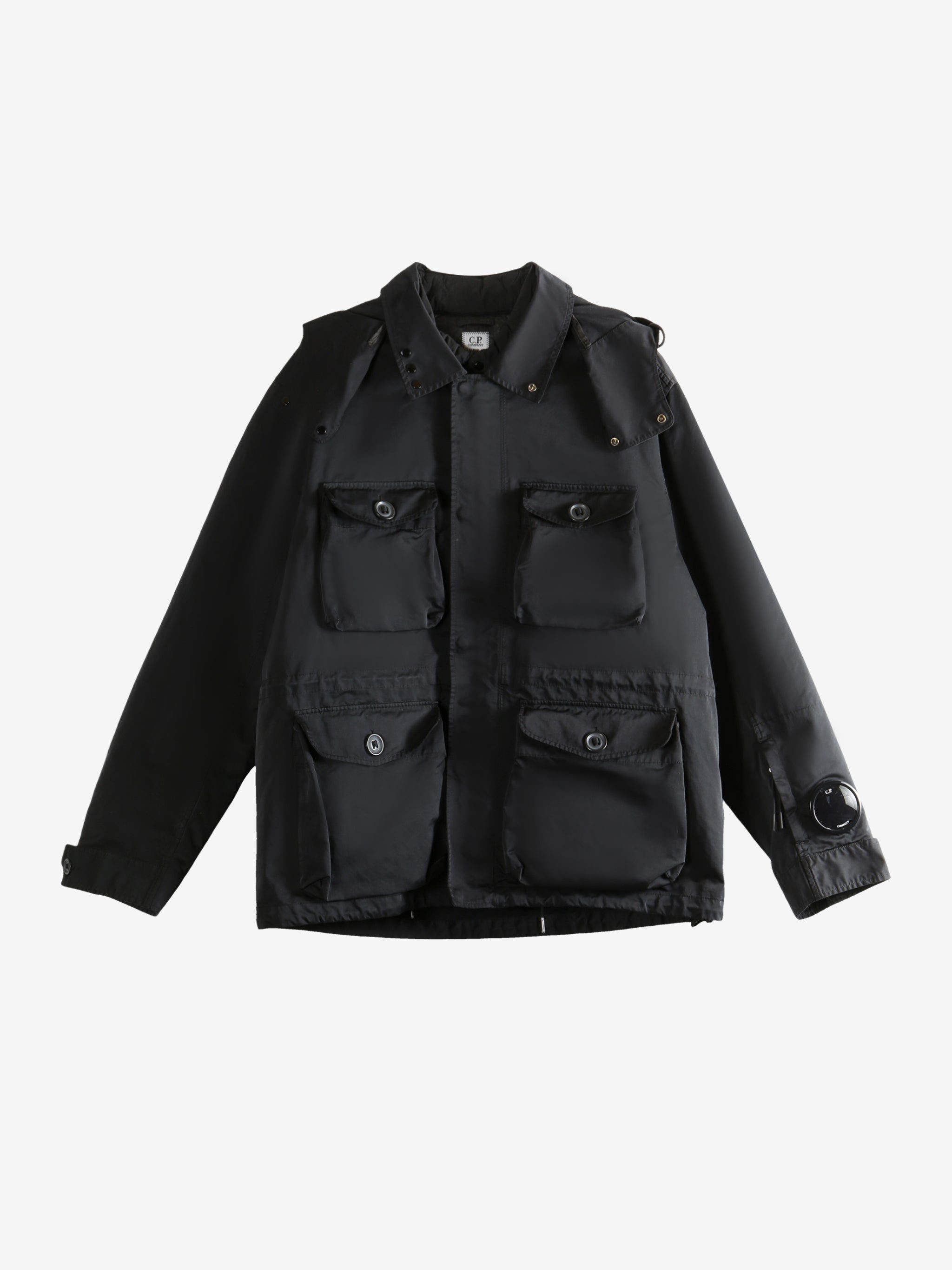 Black jacket, front view