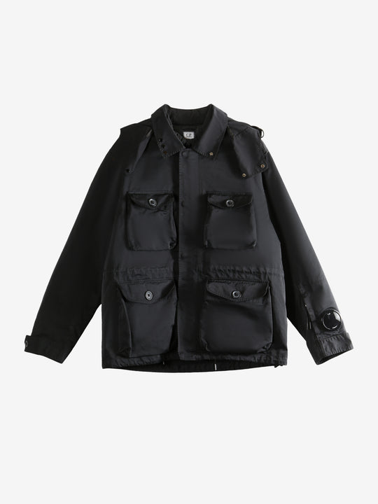 Black jacket, front view