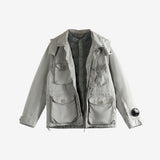 Grey jacket, front view