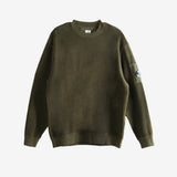 Green sweatshirt, front view