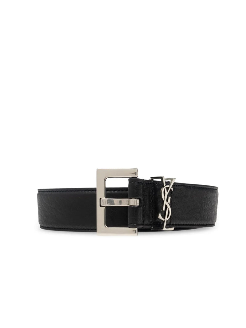 SAINT LAURENT - Men Cassandre Lamb Belt