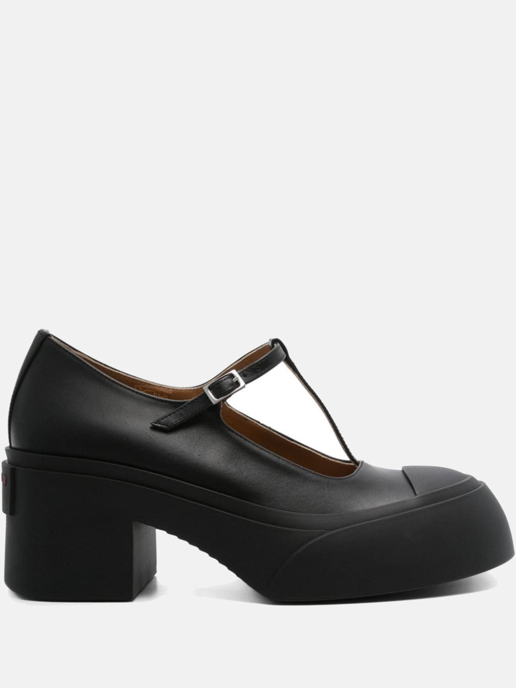 MARNI - Women Leather Pablo Triple Buckle Mary Jane Shoes