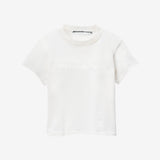 White t-shirt, front view