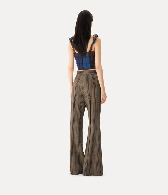 Tan pants, full body view
