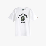 White t-shirt,front view