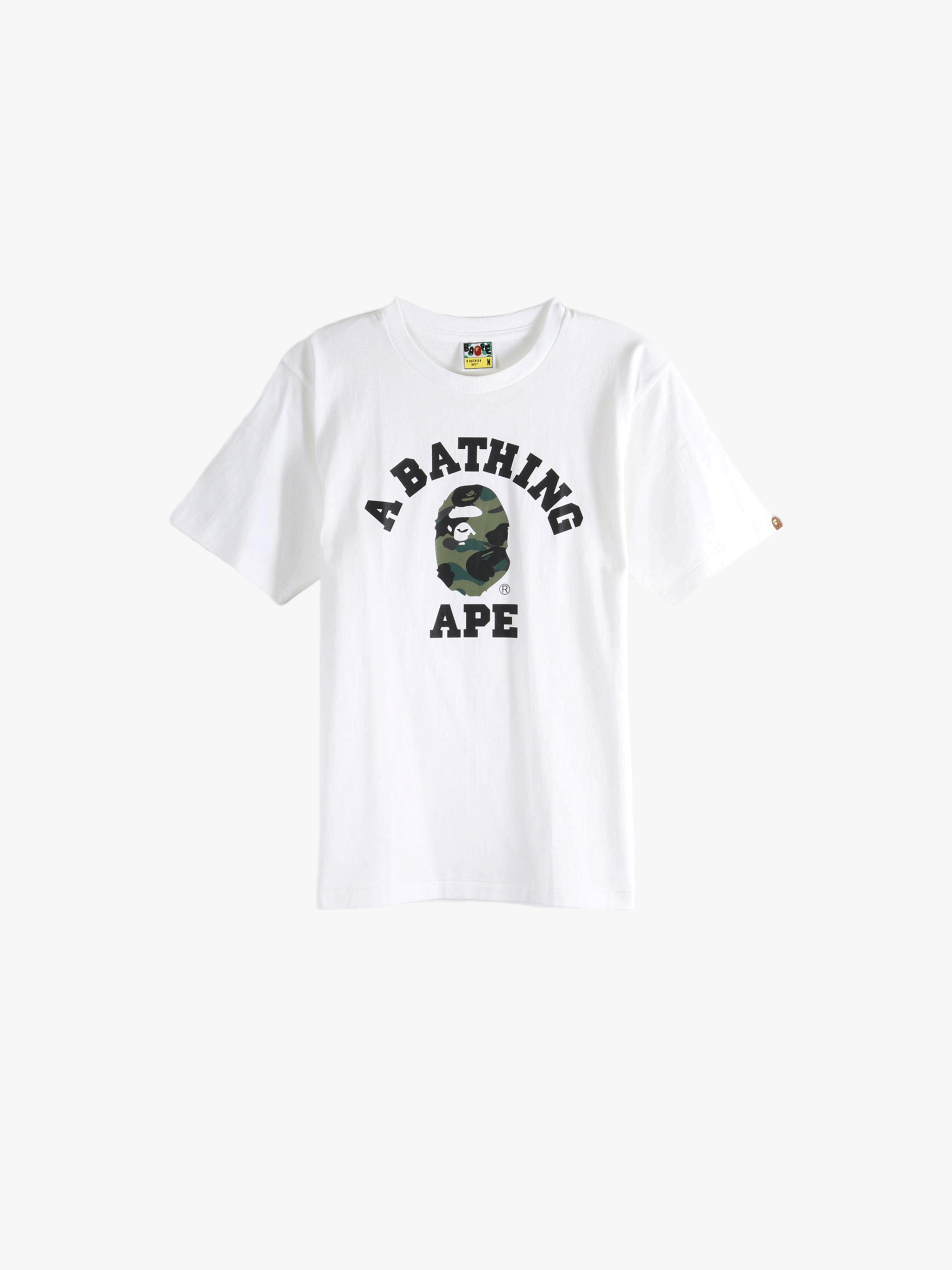 White t-shirt,front view