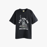 Black tee, front view