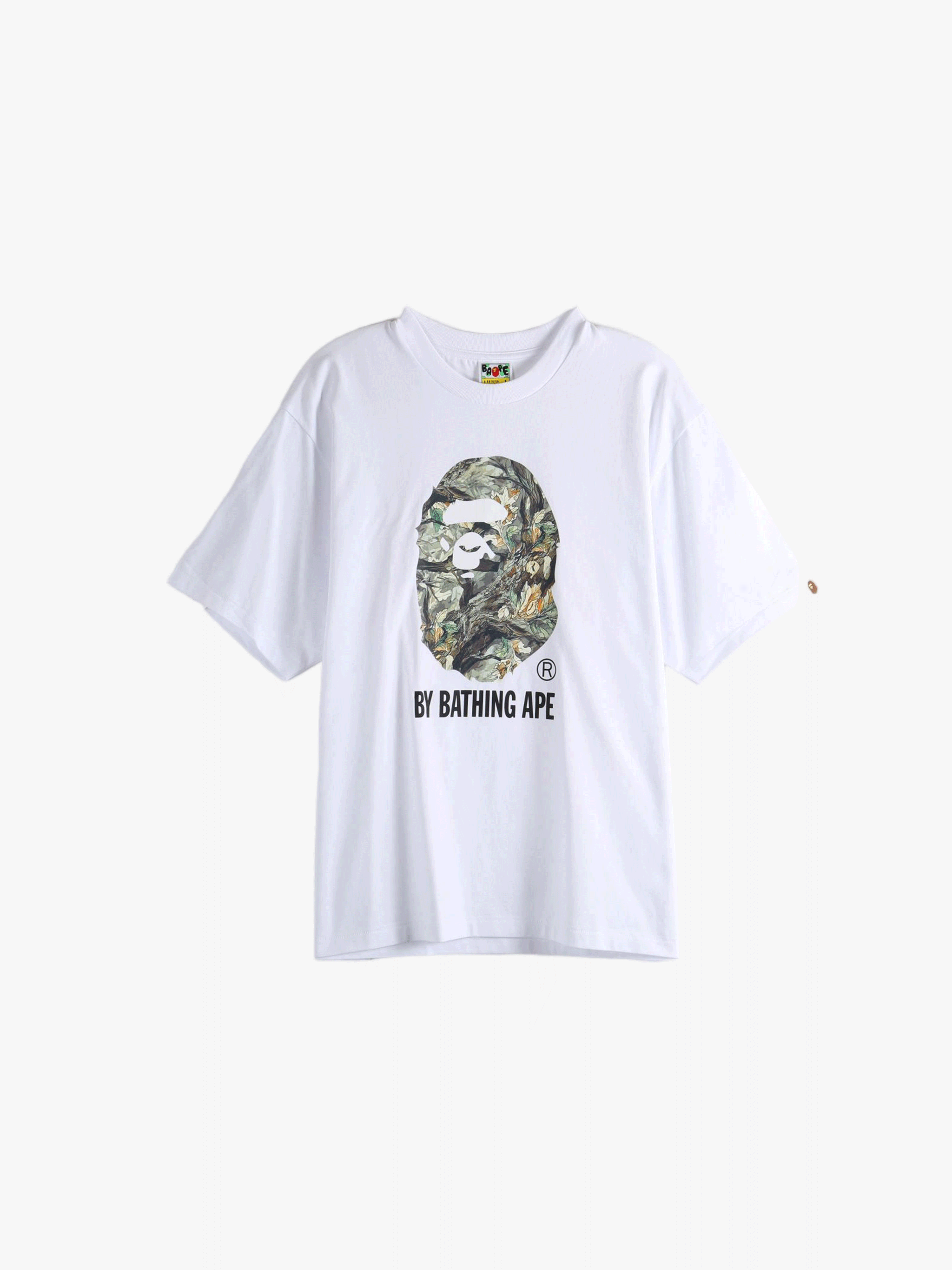 White t-shirt, front view