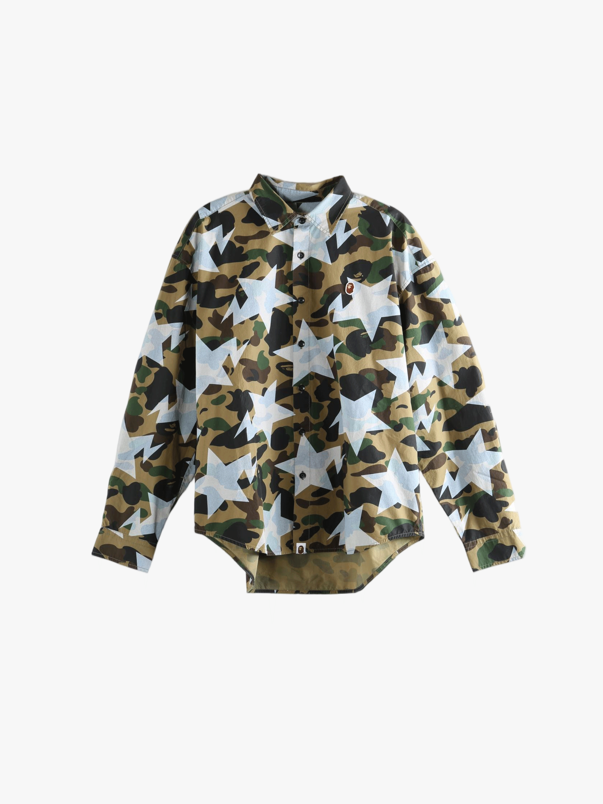 Green shirt, front view