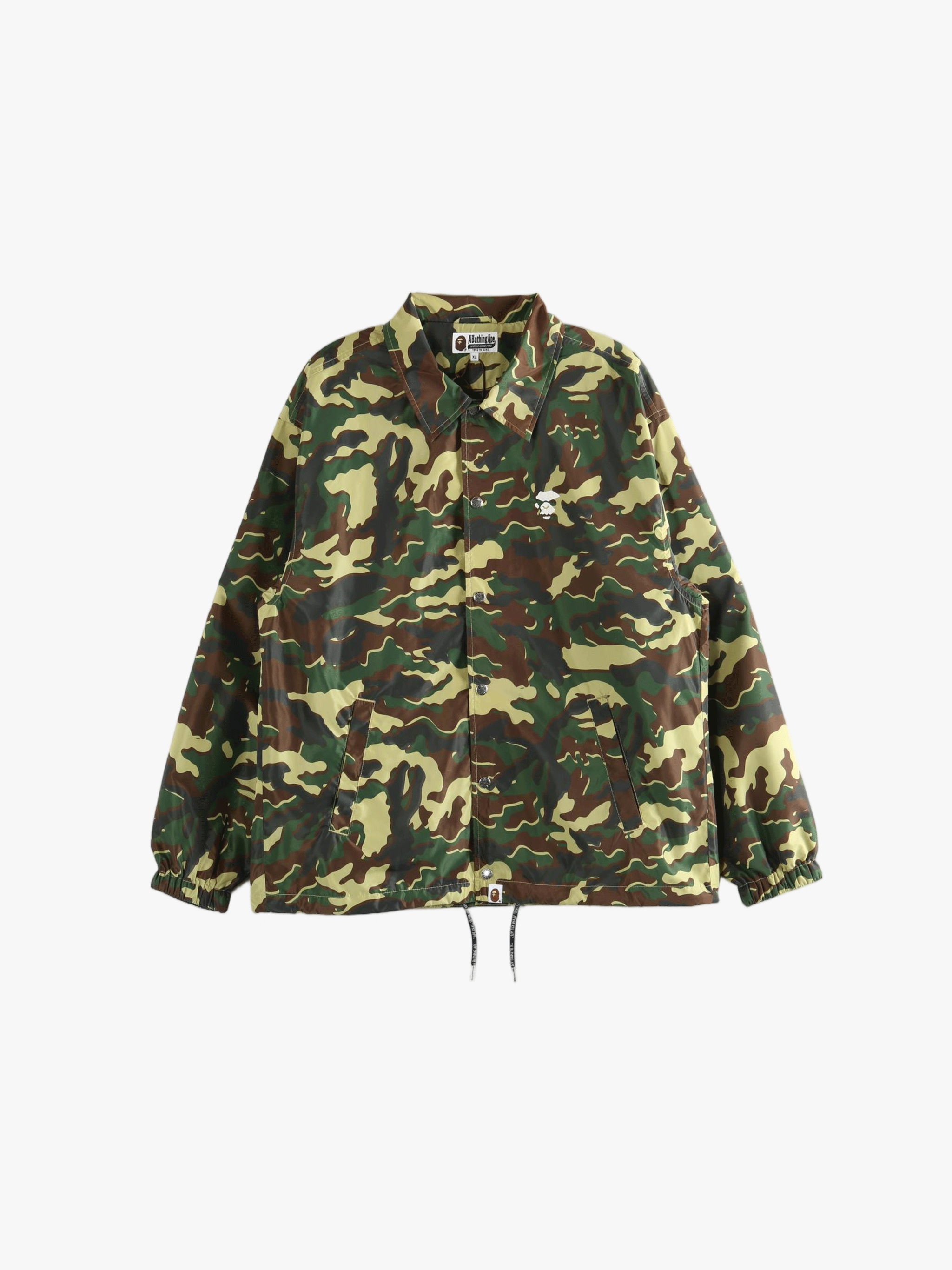 Green jacket, front view