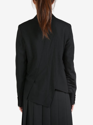 COMME DES GARCONS BLACK - Women Wool Tropical Jacket