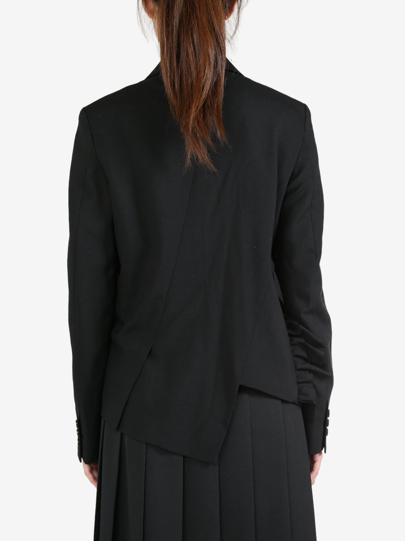 COMME DES GARCONS BLACK - Women Wool Tropical Jacket