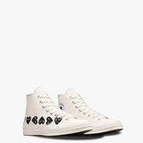 COMME DES GARCONS PLAY X CONVERSE - Chuck 70 Multi Heart High Top