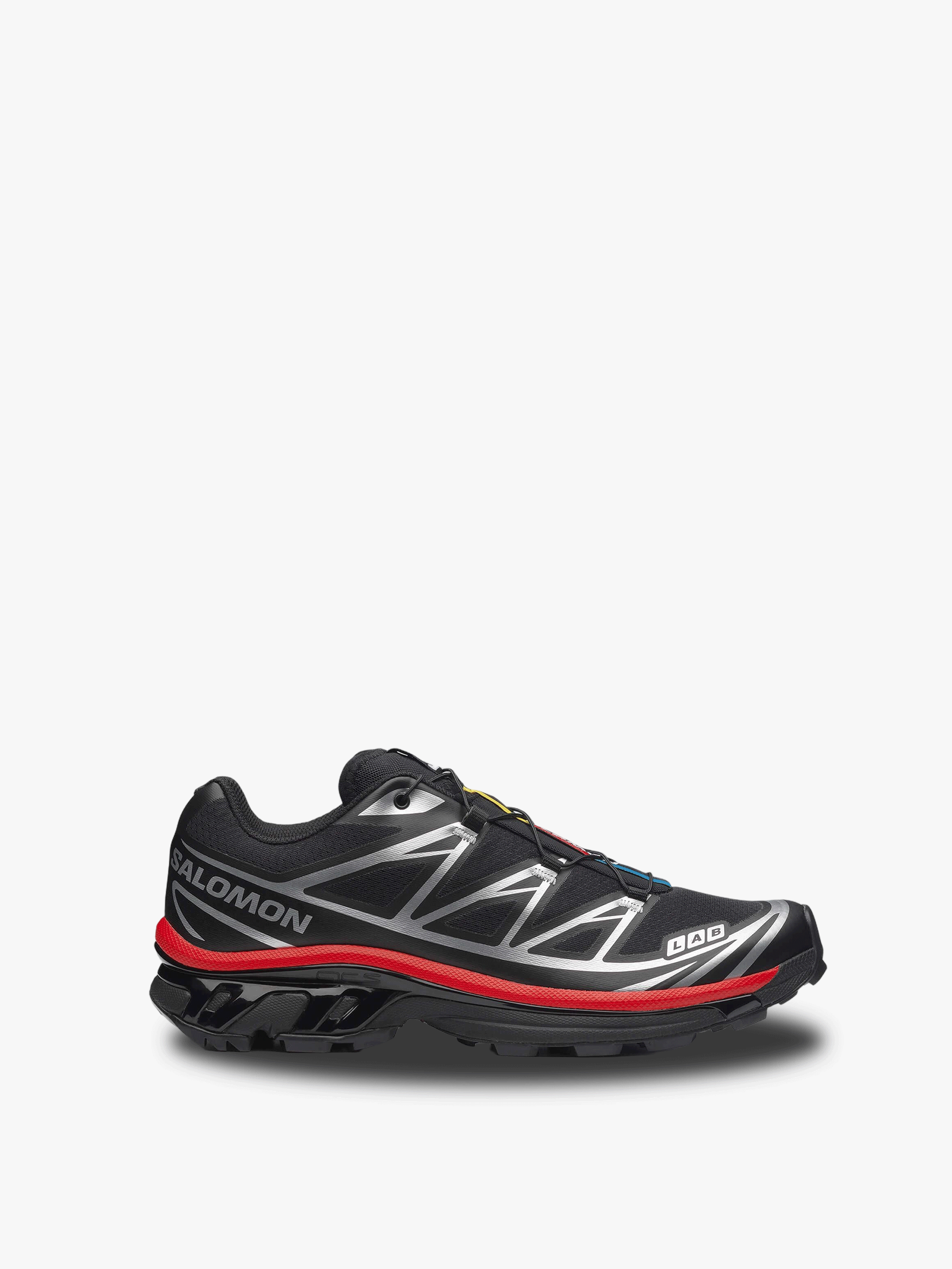 Black sneakers, front view