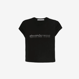 black t-shirts,front view