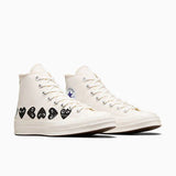 COMME DES GARCONS PLAY X CONVERSE - Chuck 70 Multi Heart High Top