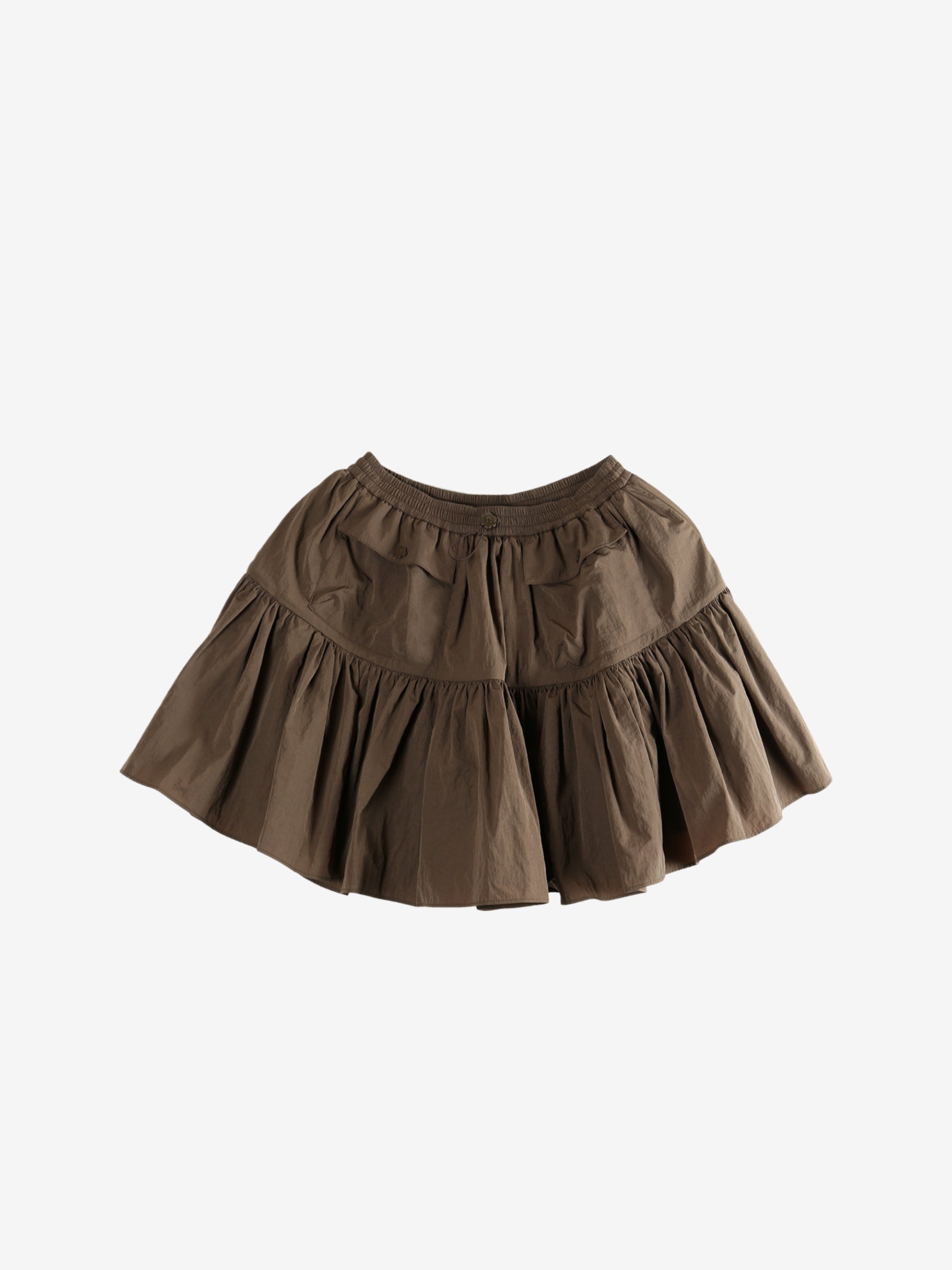 Brown skirt, front view