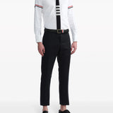 THOM BROWNE - Men Classic Long Sleeve Button Down Point Shirt W/ GG Armband In Oxford