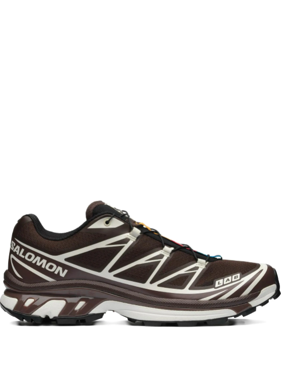 Brown sneakers, front view