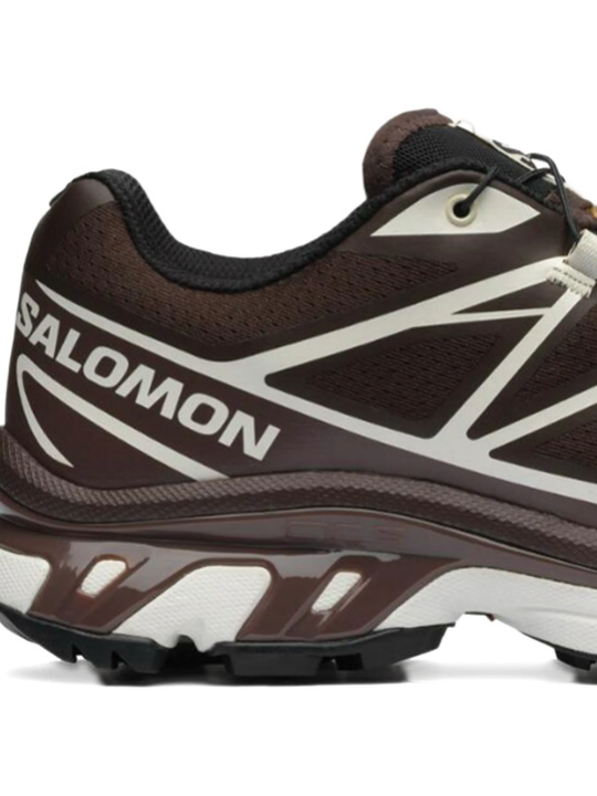 Brown sneakers, front view