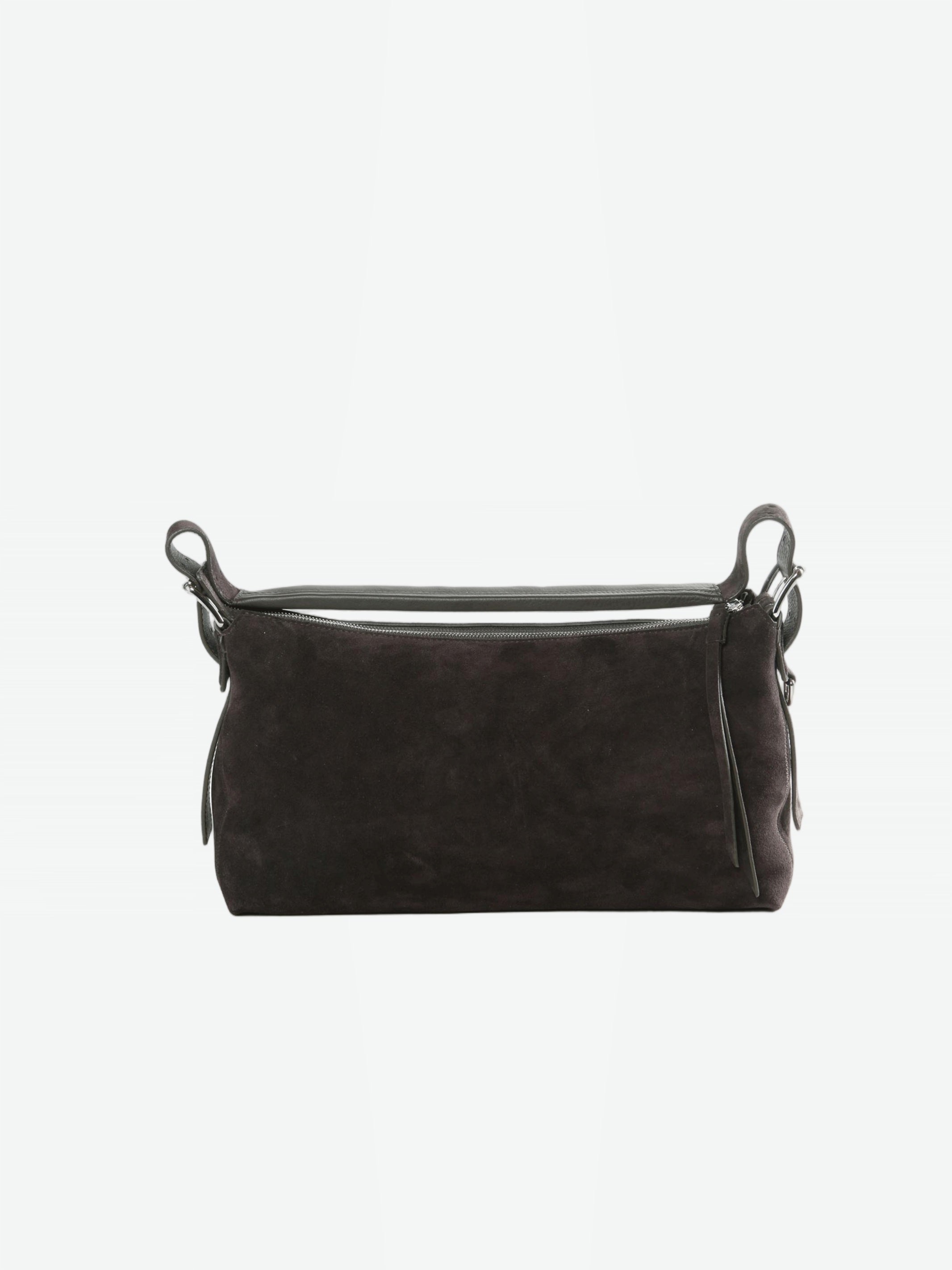 Brwon bags, front view