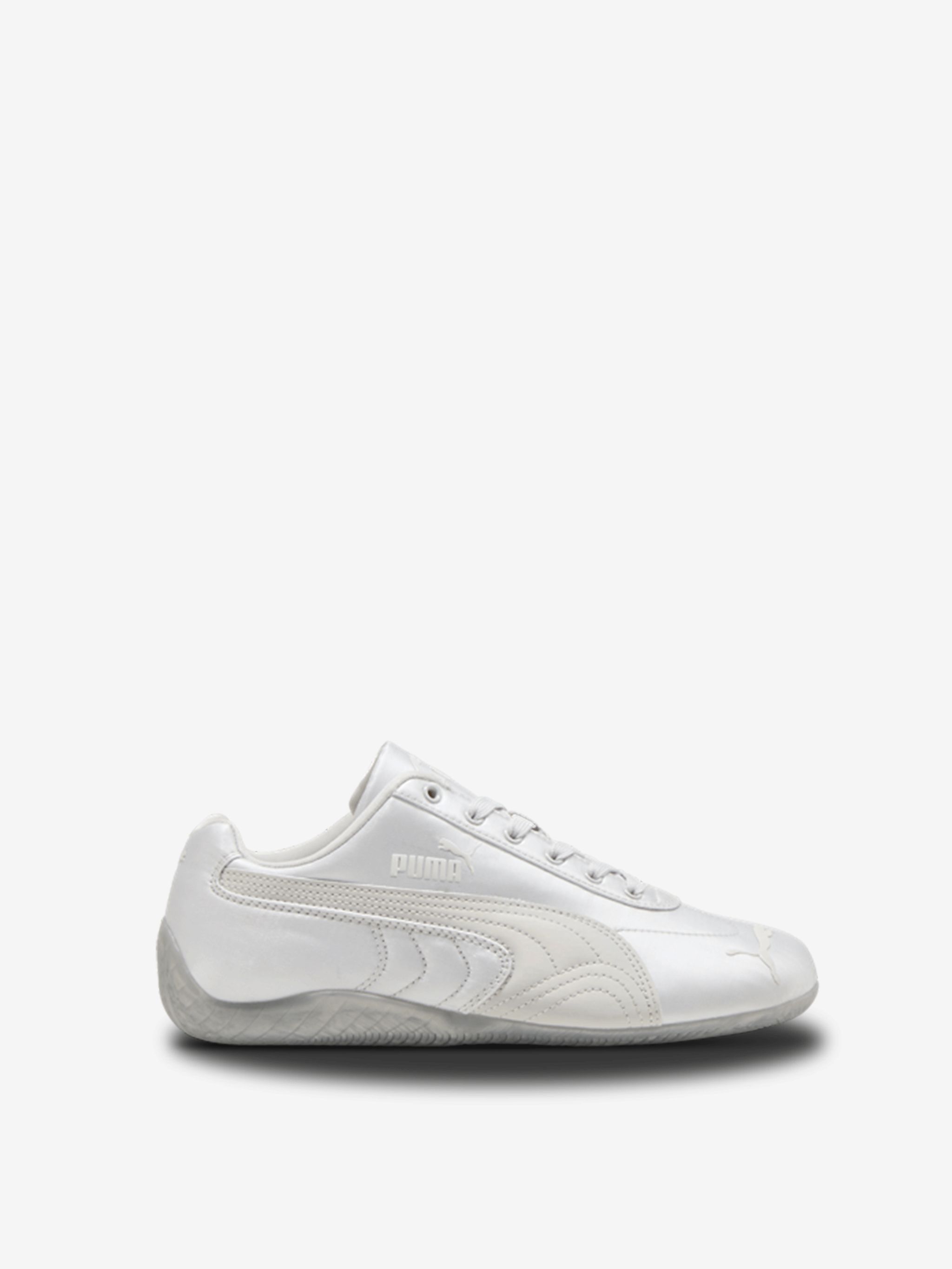 White sneaker, front view