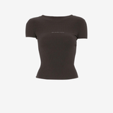 Black t-shirt, front view