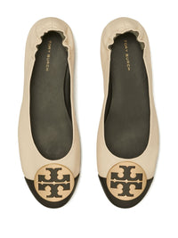 TORY BURCH - Women Claire Cap-Toe Ballet Shoes