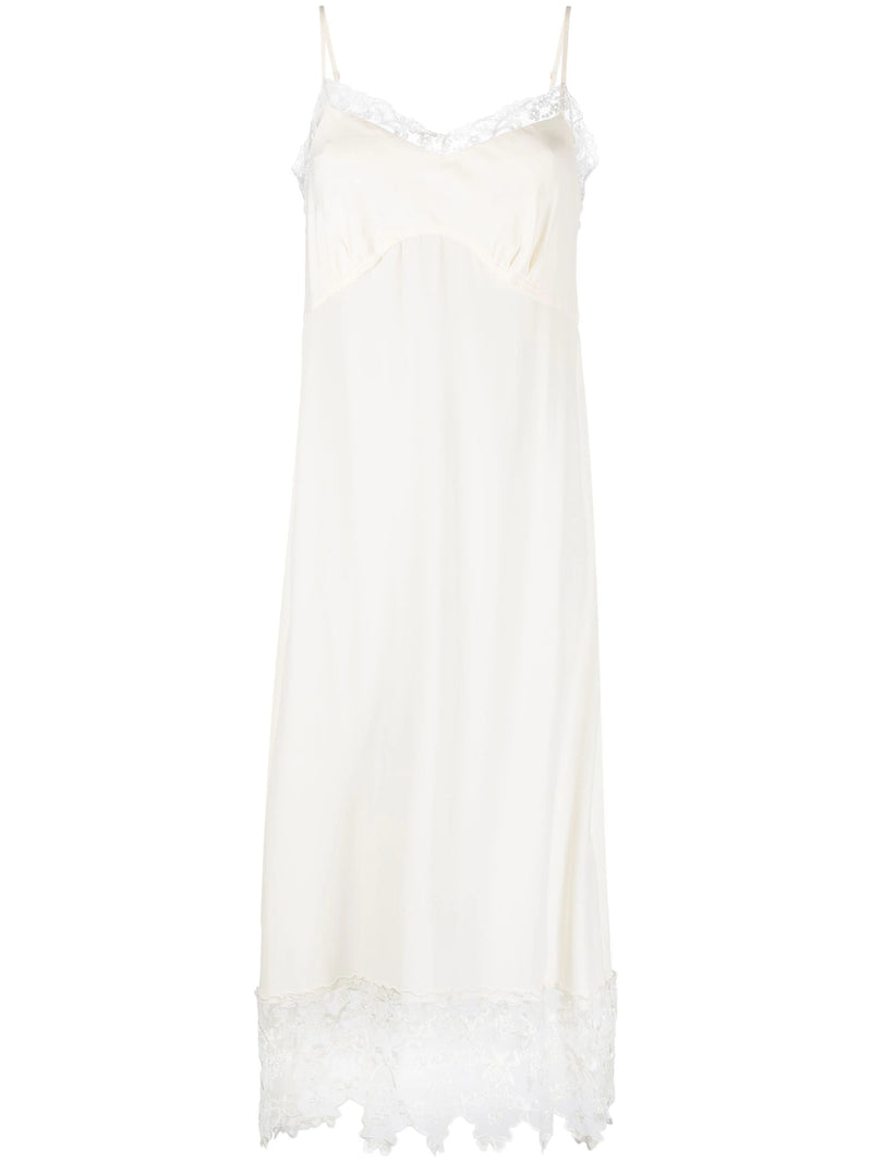 SIMONE ROCHA - Women W/Lace Trim Slip Dress