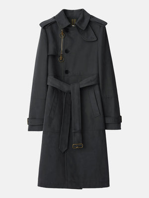 BURBERRY - Women  Denim Contrsuction Inside With Coat