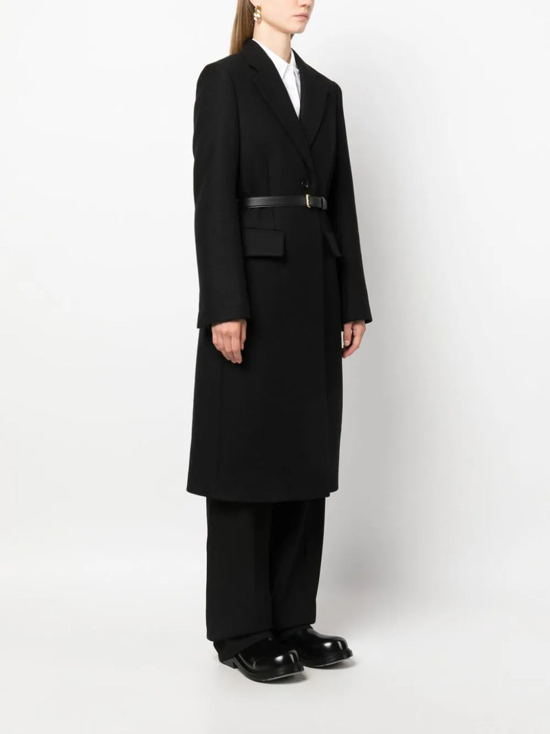 BURBERRY Women Belted Wool Coat Atelier New York