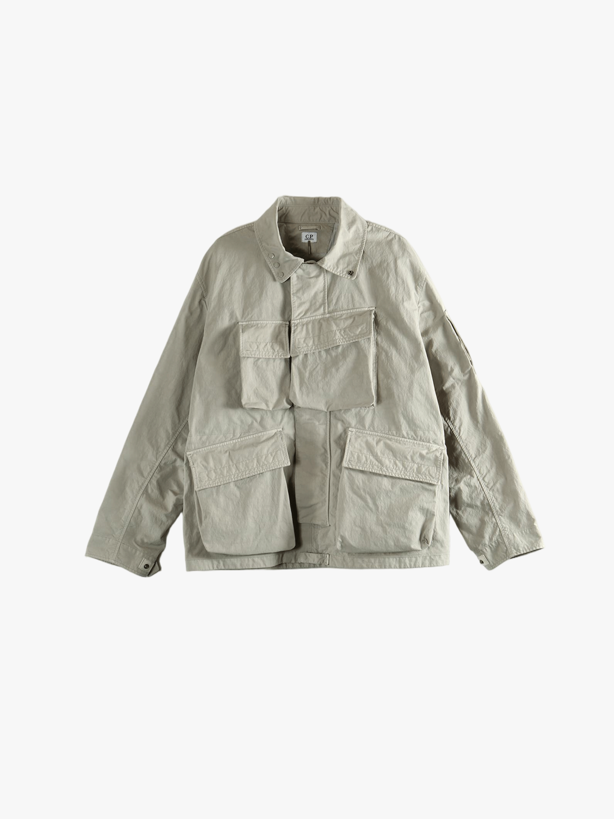 Grey jacket, front view