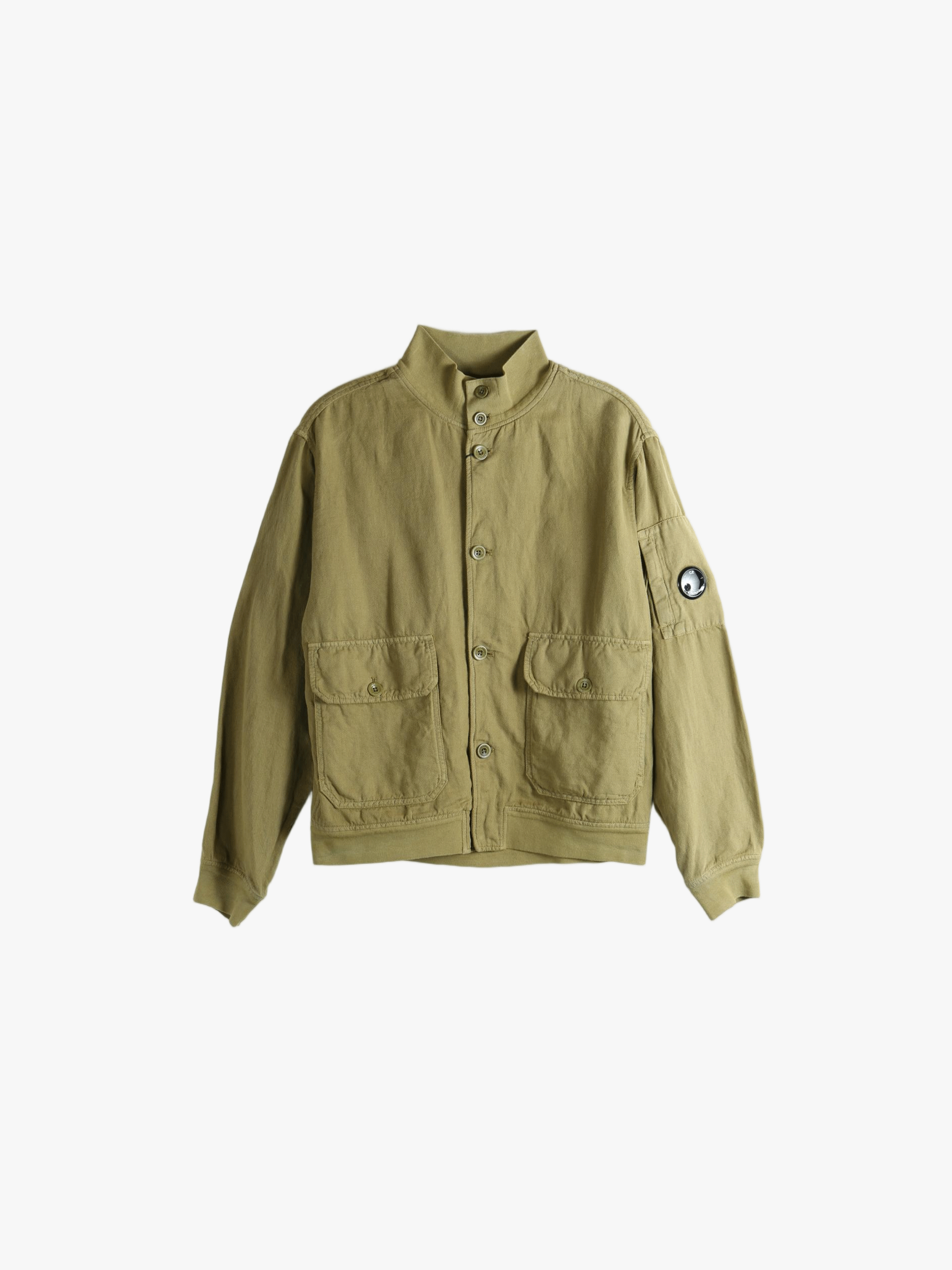 Green jacket, front view