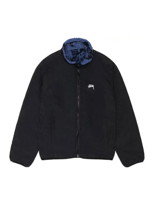 STUSSY - Men Sherpa Reversible Stamp Jacket