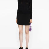 POLO RALPH LAUREN - Women Cable Knit Cotton V Neck Sweater