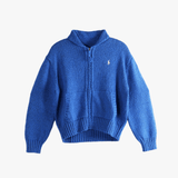 Blue sweater,front view