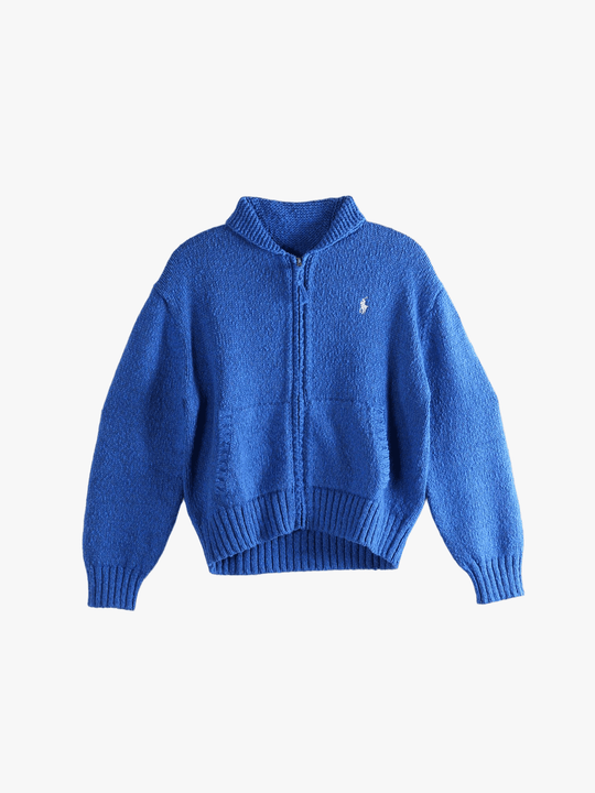 Blue sweater,front view